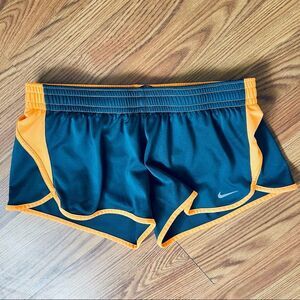 Nike Athletic Shorts Gray With Orange Trim
